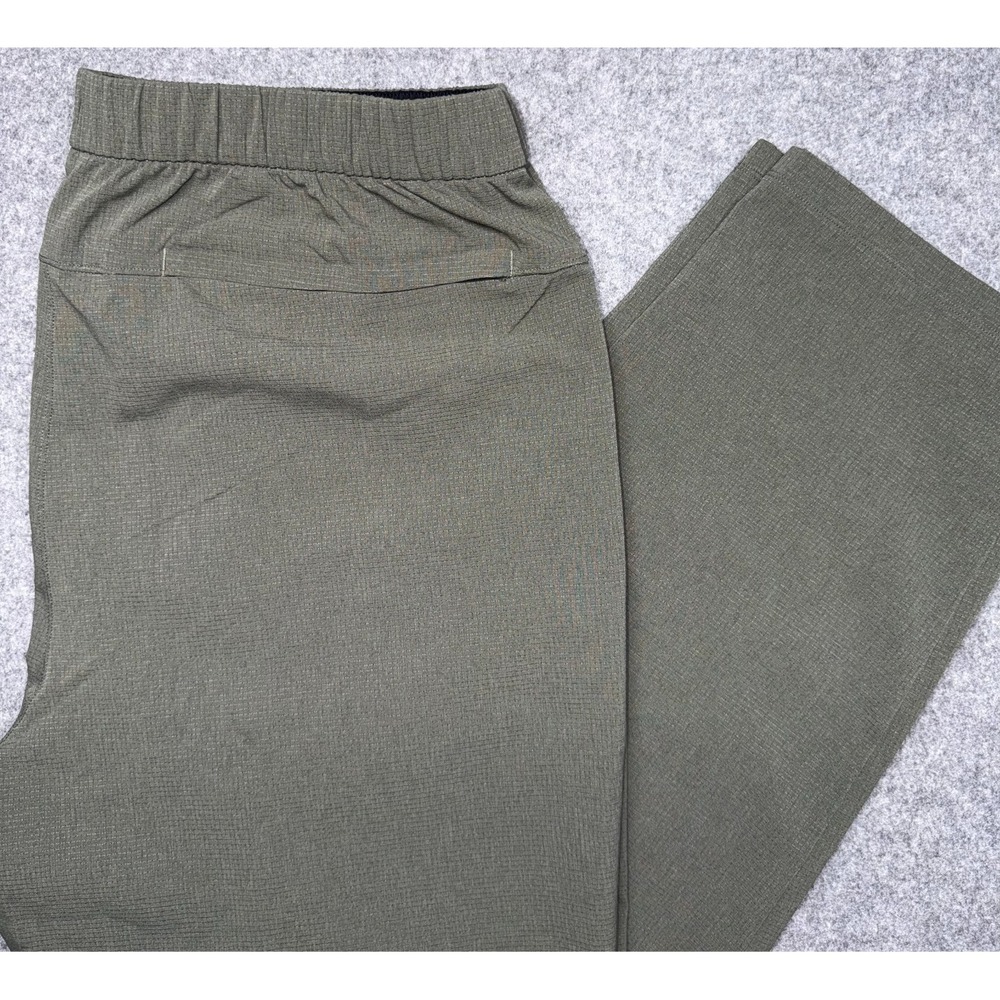 Lululemon ABC WovenAir Pull-On Pant Olive Green XL Relaxed Tapered Fit M5B05S
